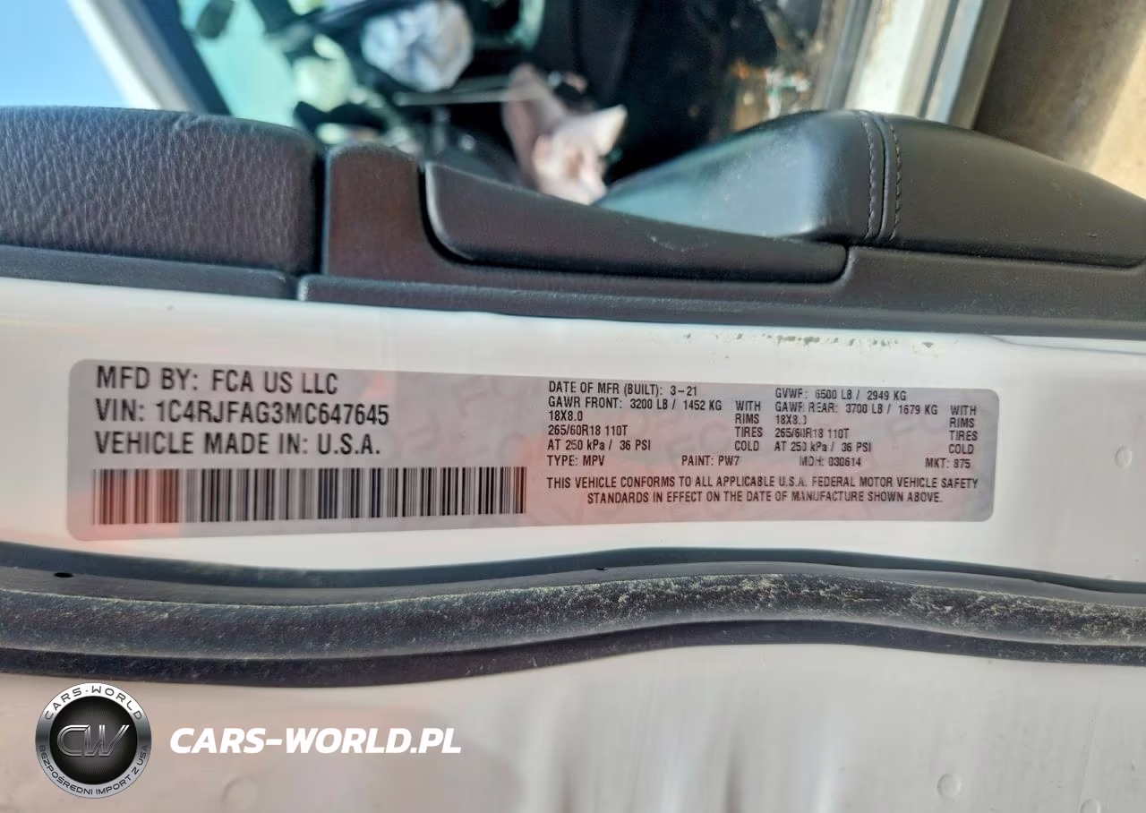2021 Jeep Grand Cherokee Laredo VIN:1C4RJFAG3MC647645 - 12