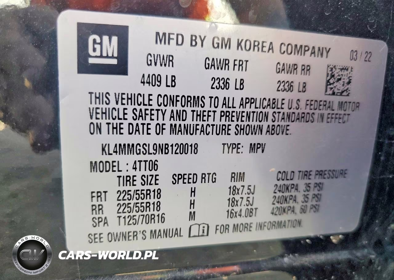2022 Buick Encore Gx Essence VIN:KL4MMGSL9NB120018 - 14