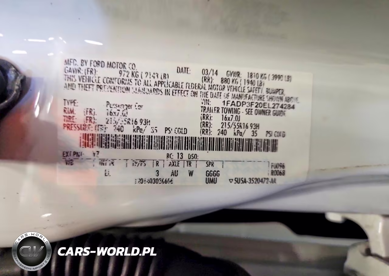 2014 Ford Focus Se VIN:1FADP3F20EL274284 - 12