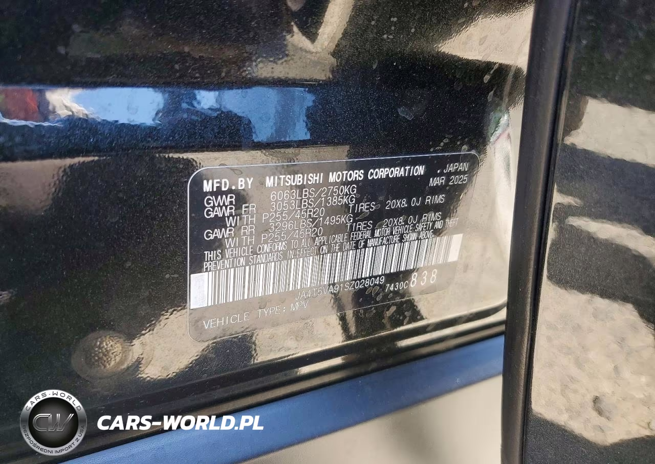 2025 Mitsubishi Outlander Se VIN:JA4T5VA91SZ028049 - 14