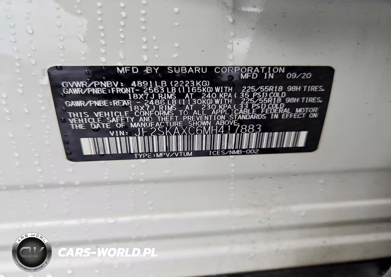 2021 Subaru Forester Touring VIN:JF2SKAXC6MH417883 - 13
