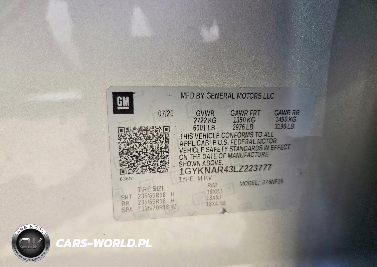 2020 Cadillac Xt5 Luxury VIN:1GYKNAR43LZ223777 - 14