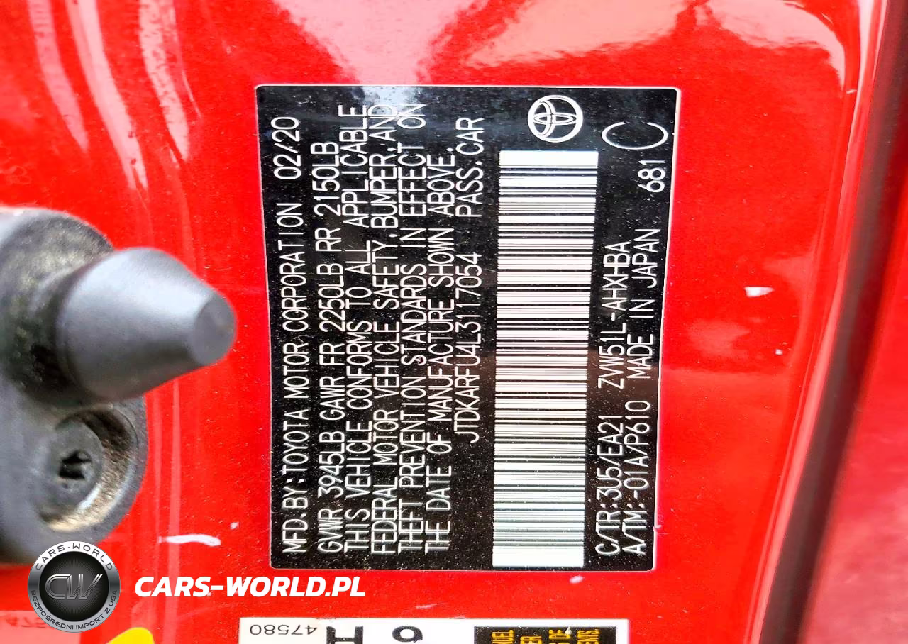 2020 Toyota Prius Limited VIN:JTDKARFU4L3117054 - 14