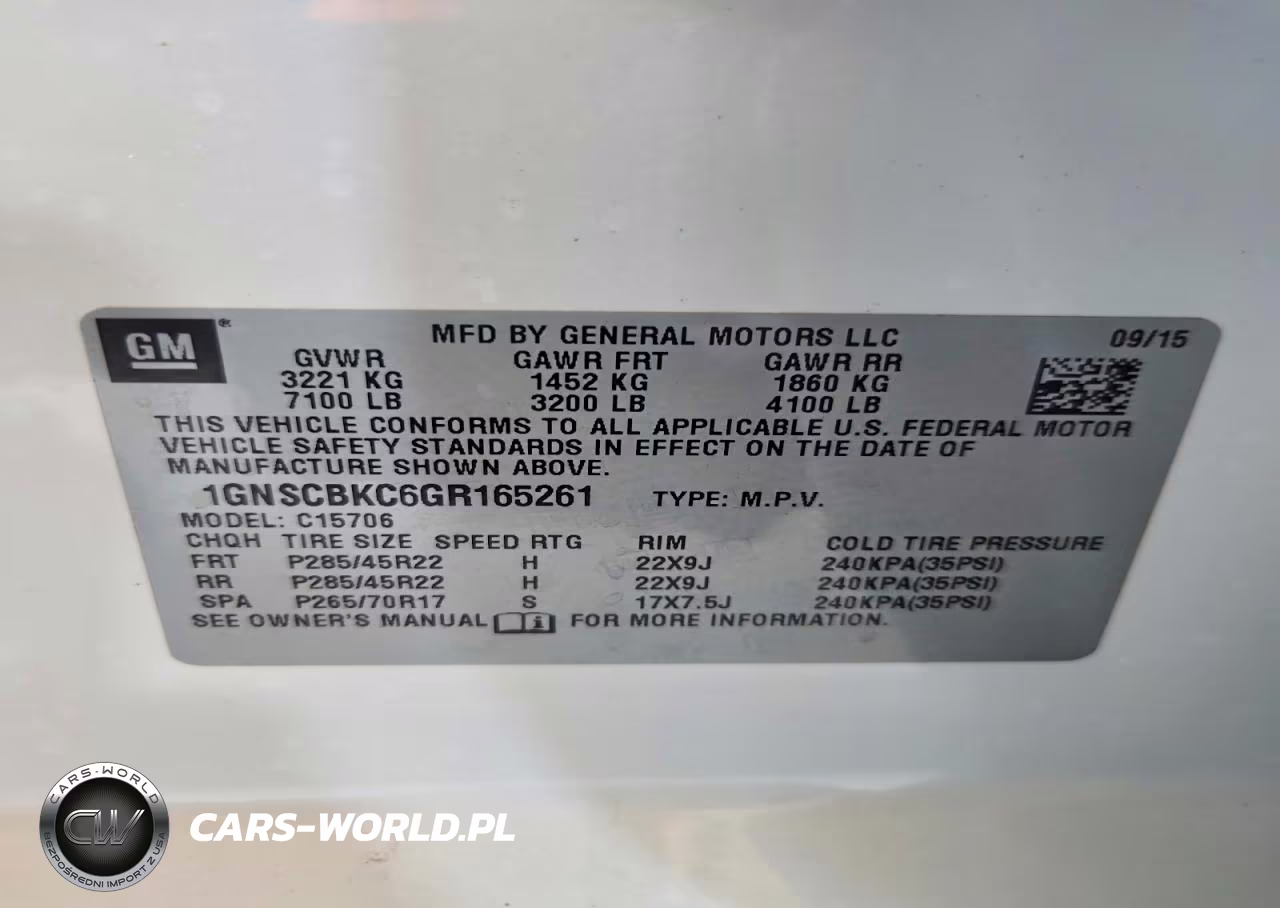 2016 Chevrolet Tahoe C1500 Lt VIN:1GNSCBKC6GR165261 - 13