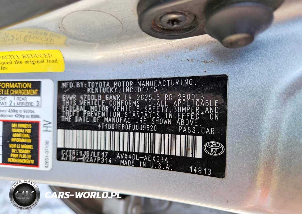 2015 Toyota Avalon Hybrid Xle Premium VIN:4T1BD1EB0FU039620 - 12
