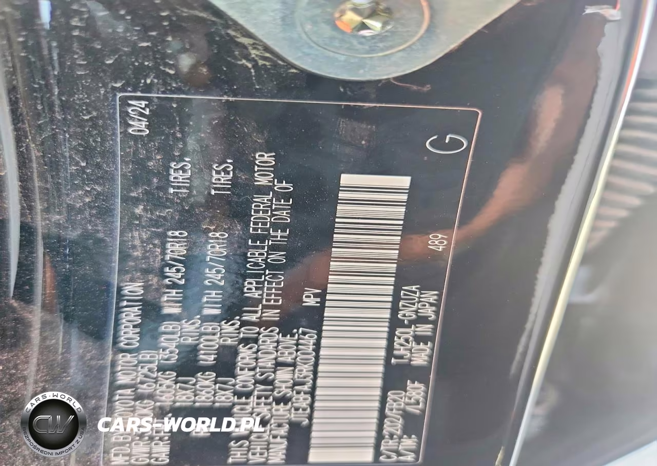2024 Toyota Land Cruiser Base VIN:JTEABFAJ3RK004467 - 14