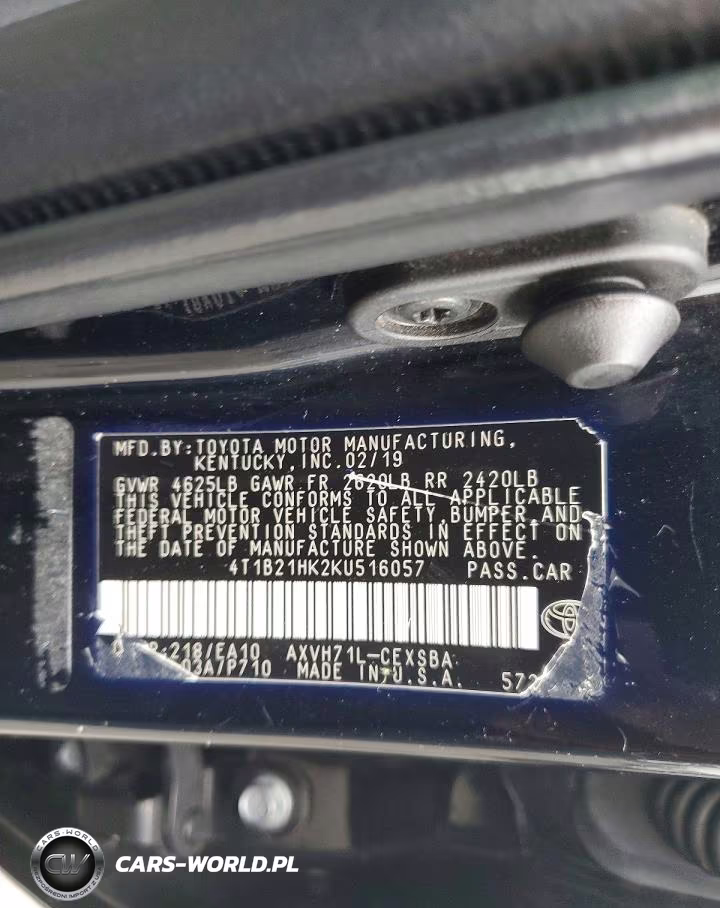 2019 Toyota Camry Hybrid Se VIN:4T1B21HK2KU516057 - 12
