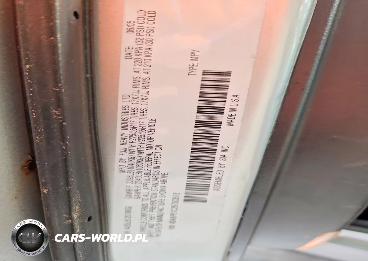 2006 Subaru Legacy Outback 2.5I VIN:4S4BP61C267303518 - 14