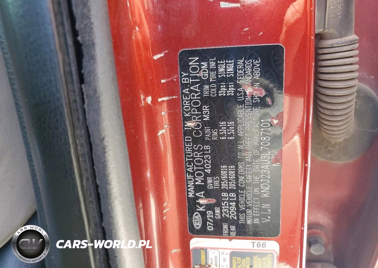 2020 Kia Soul Lx VIN:KNDJ23AU3L7087101 - 13