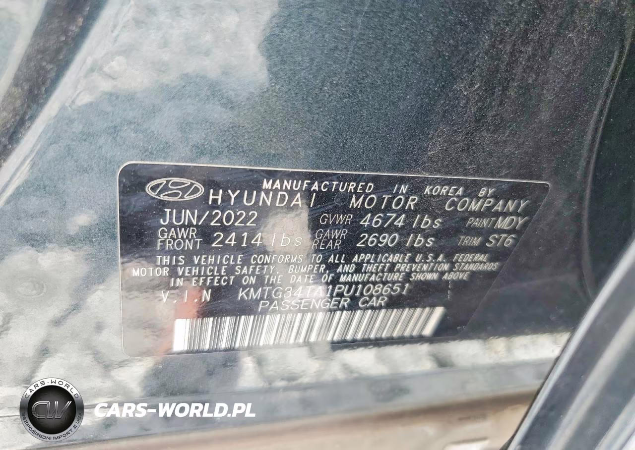 2023 Genesis G70 2.0T VIN:KMTG34TA1PU108651 - 12