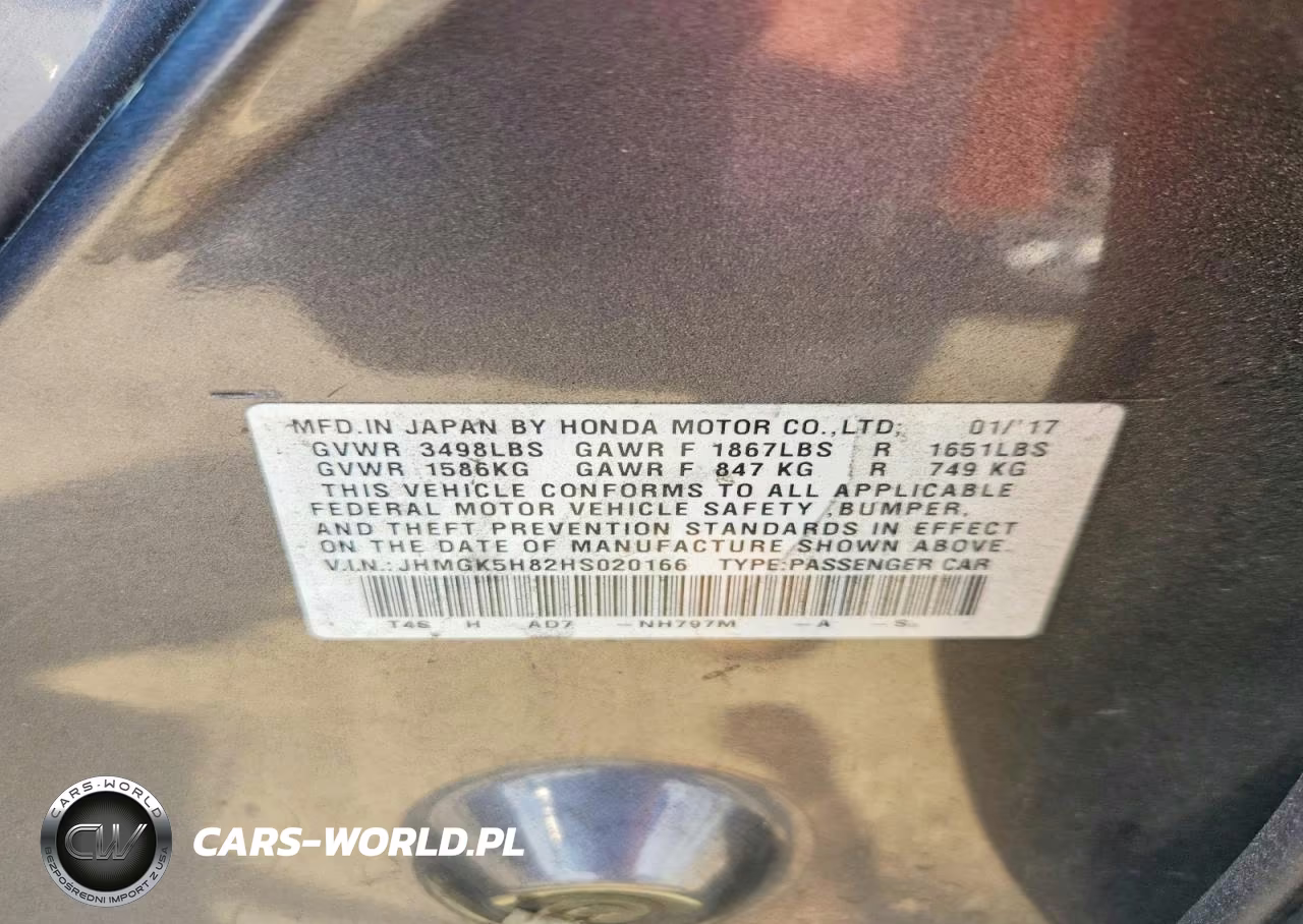 2017 Honda Fit Ex VIN:JHMGK5H82HS020166 - 13