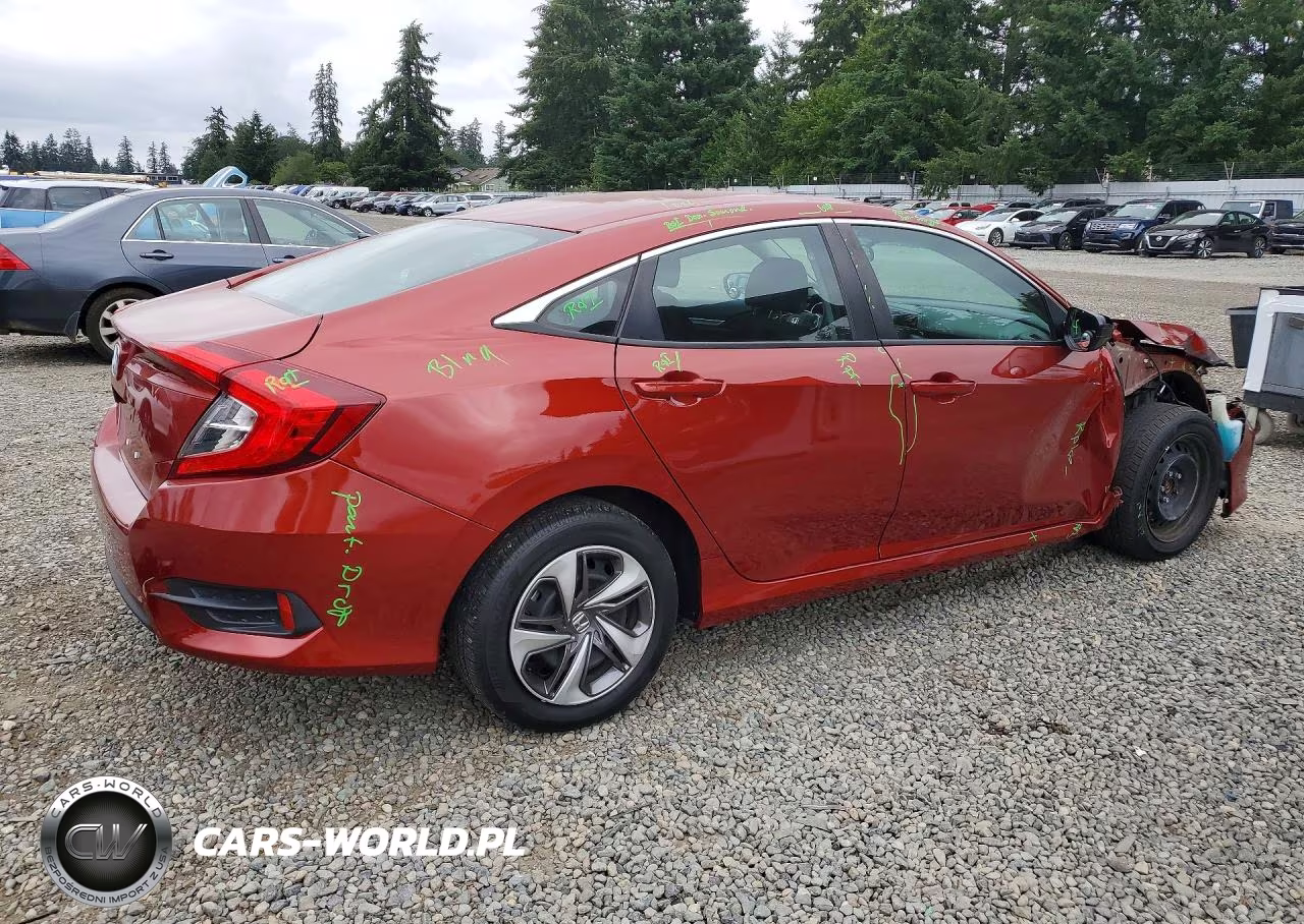 2020 Honda Civic Lx VIN:19XFC2F64LE204210 - 3