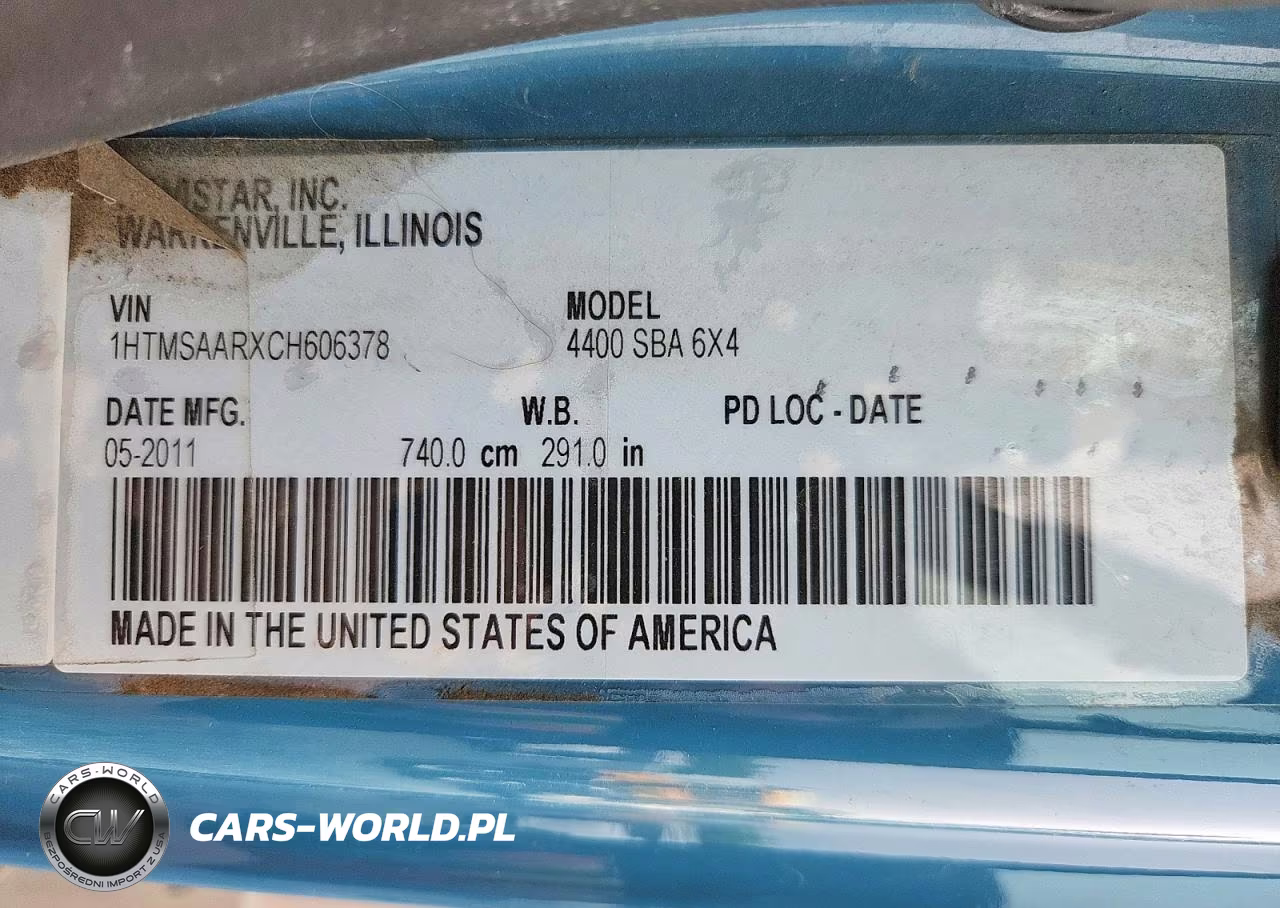 2012 International 4400 Refrigerated Box Truck VIN:1HTMSAARXCH606378 - 10