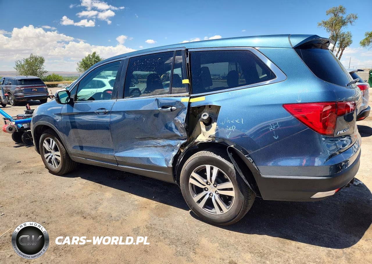 2016 Honda Pilot Exl VIN:5FNYF6H60GB110121 - 2
