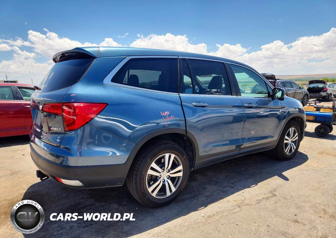 2016 Honda Pilot Exl VIN:5FNYF6H60GB110121 - 3