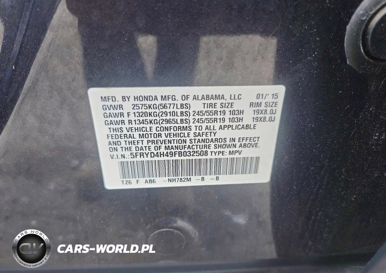 2015 Acura Mdx Technology VIN:5FRYD4H49FB032508 - 13