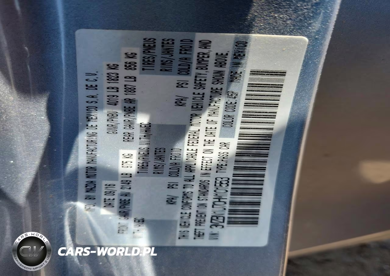 2017 Mazda 3 Sport VIN:3MZBN1U70HM101553 - 12