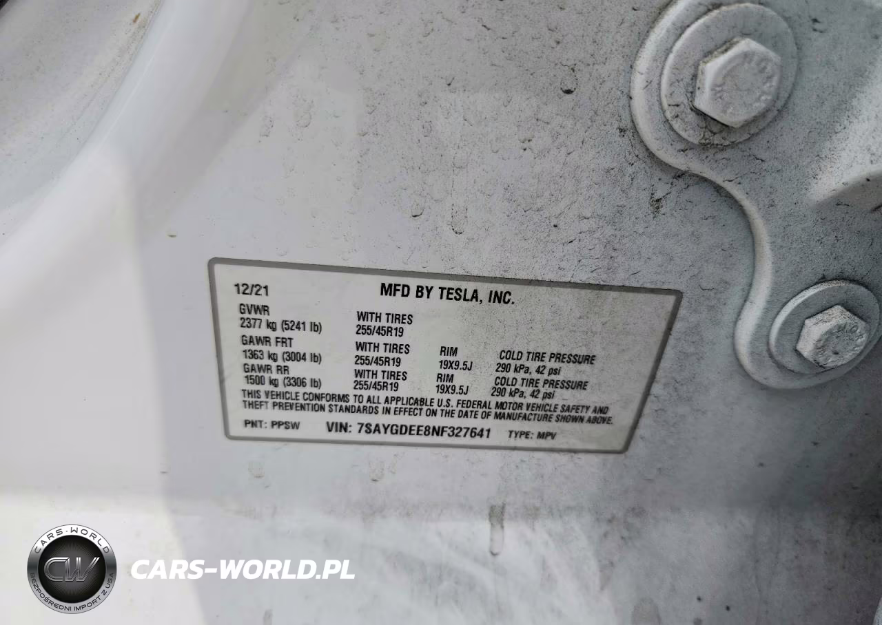2022 Tesla Model Y VIN:7SAYGDEE8NF327641 - 12