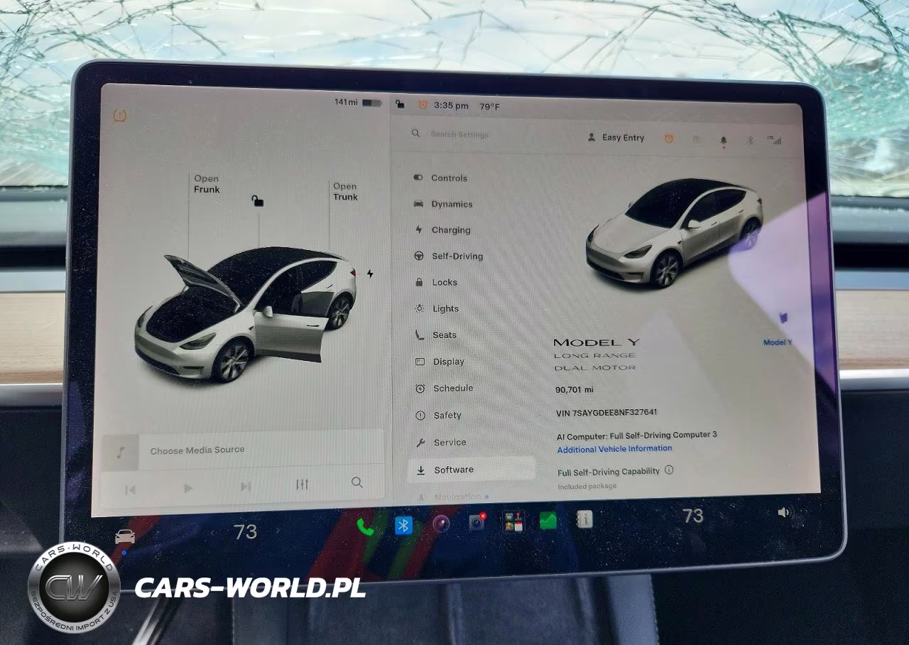 2022 Tesla Model Y VIN:7SAYGDEE8NF327641 - 9