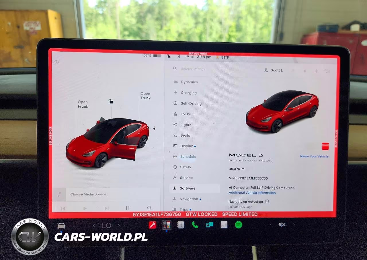2020 Tesla Model 3 VIN:5YJ3E1EA1LF736750 - 9