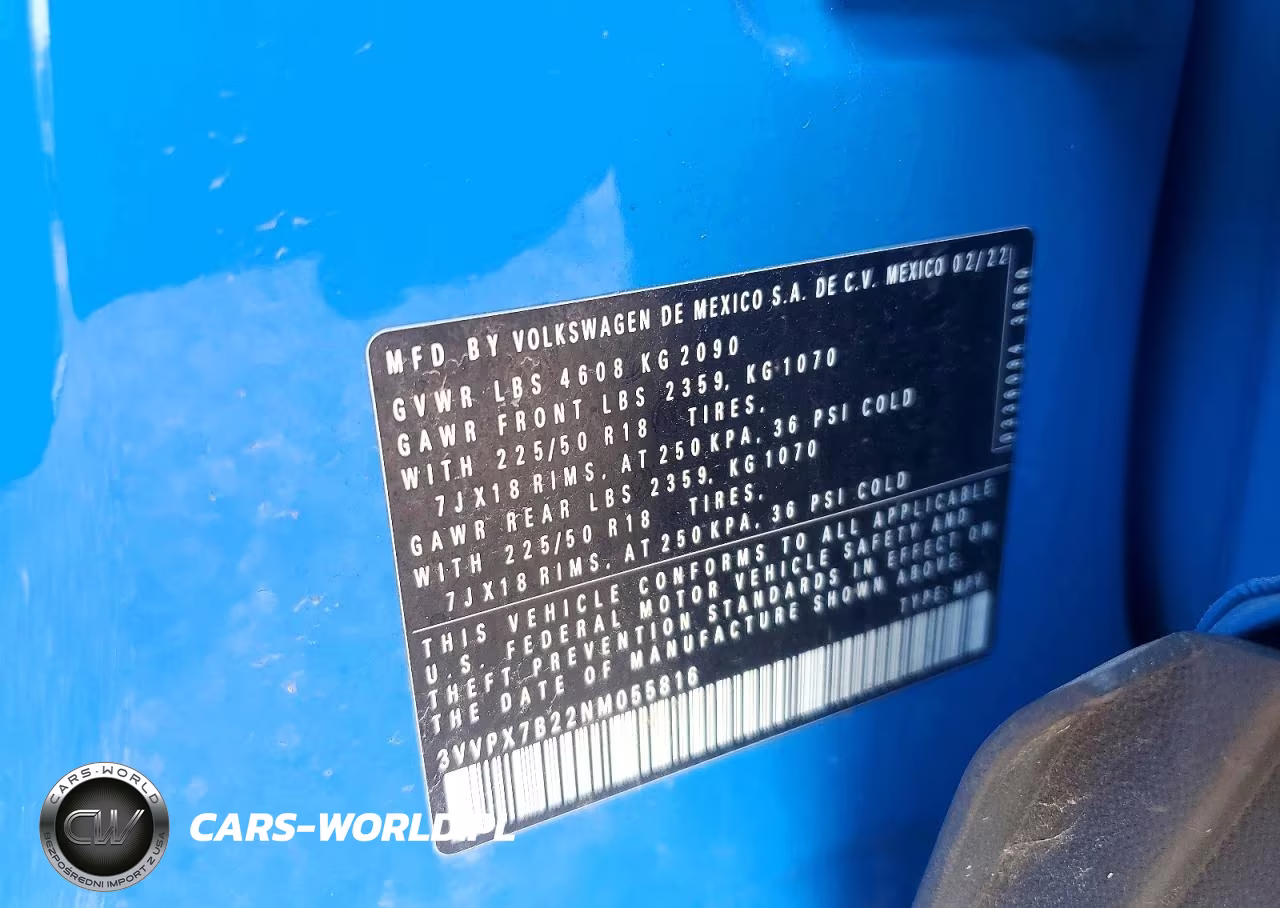 2022 Volkswagen Taos Se Iq Drive VIN:3VVPX7B22NM055816 - 13
