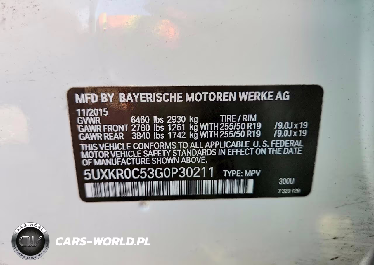 2016 BMW X5 xDrive35I VIN:5UXKR0C53G0P30211 - 13