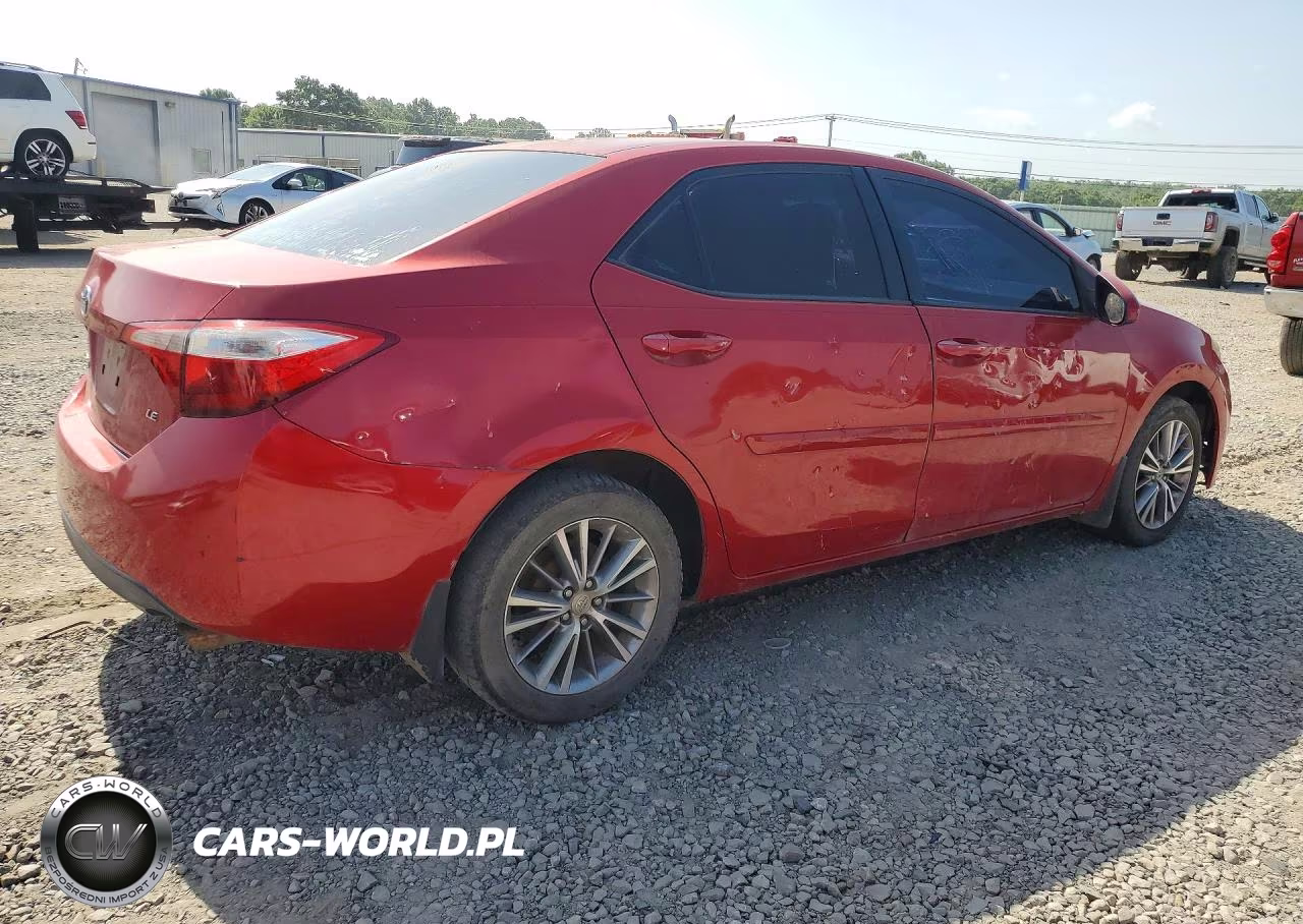 2014 Toyota Corolla Le Plus VIN:5YFBURHE3EP018622 - 3