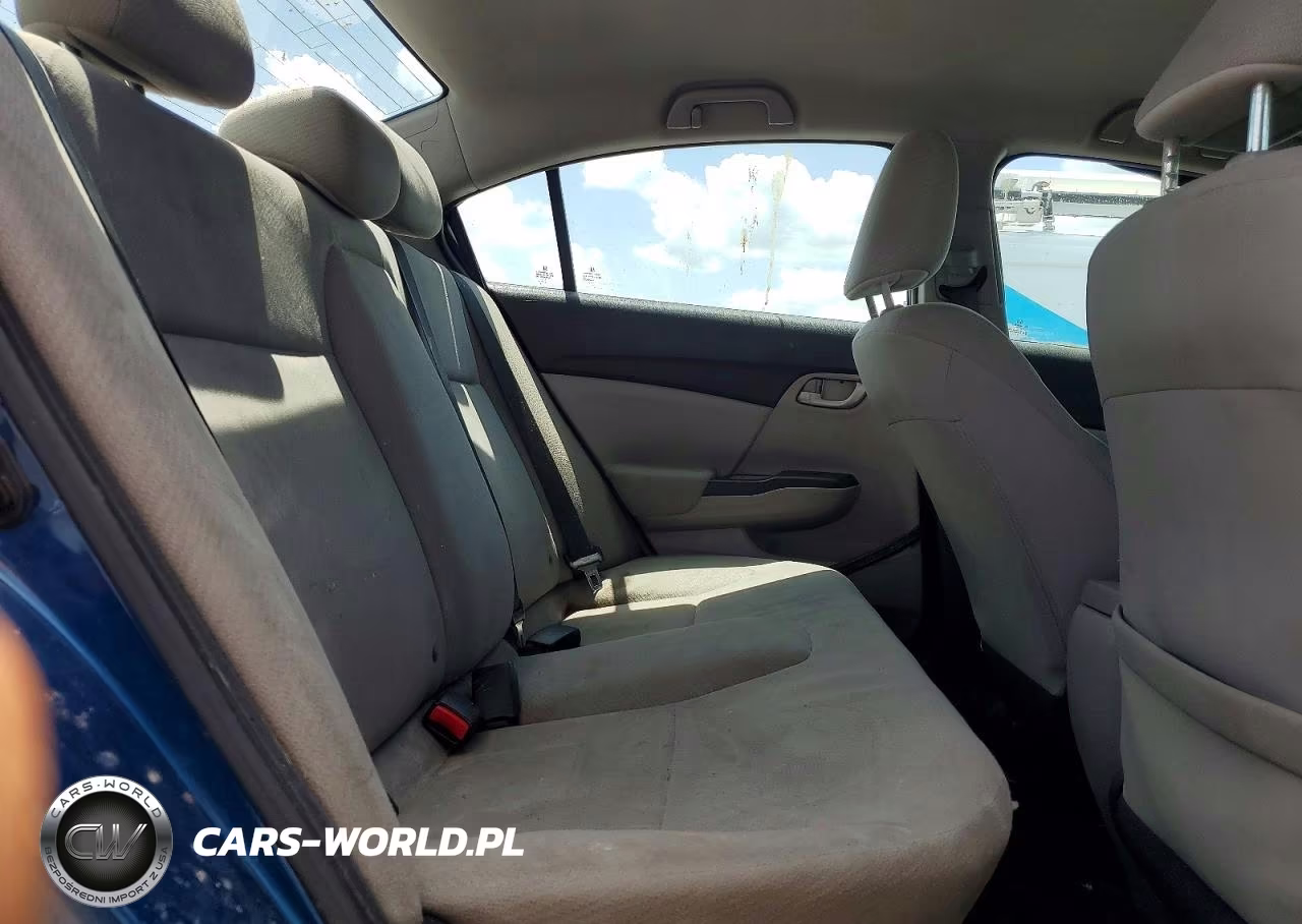 2013 Honda Civic Lx VIN:2HGFB2F54DH596199 - 10