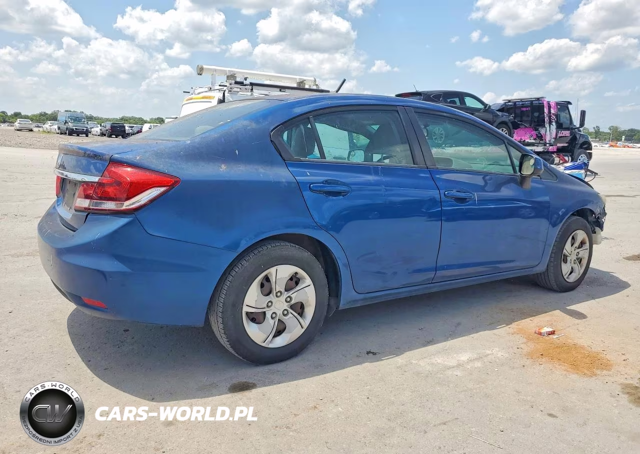 2013 Honda Civic Lx VIN:2HGFB2F54DH596199 - 3