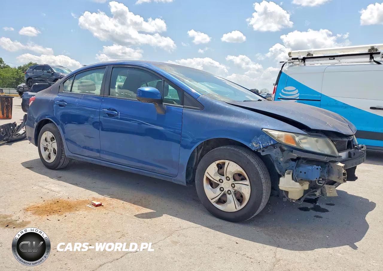 2013 Honda Civic Lx VIN:2HGFB2F54DH596199 - 4