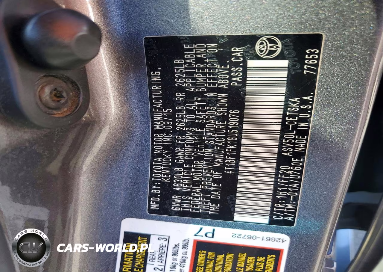 2016 Toyota Camry Se VIN:4T1BF1FK1GU519076 - 13