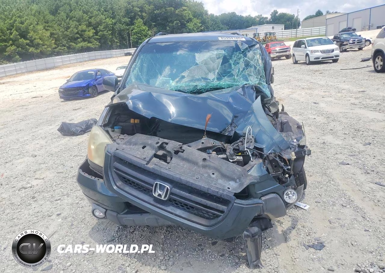 2004 Honda Pilot Ex VIN:2HKYF18464H546695 - 5