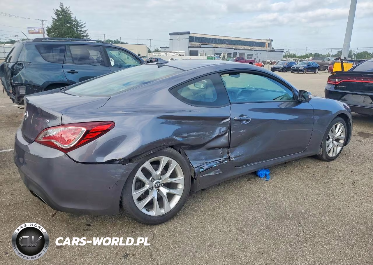 2015 Hyundai Genesis Coupe 3.8L VIN:KMHHT6KJ5FU129934 - 3