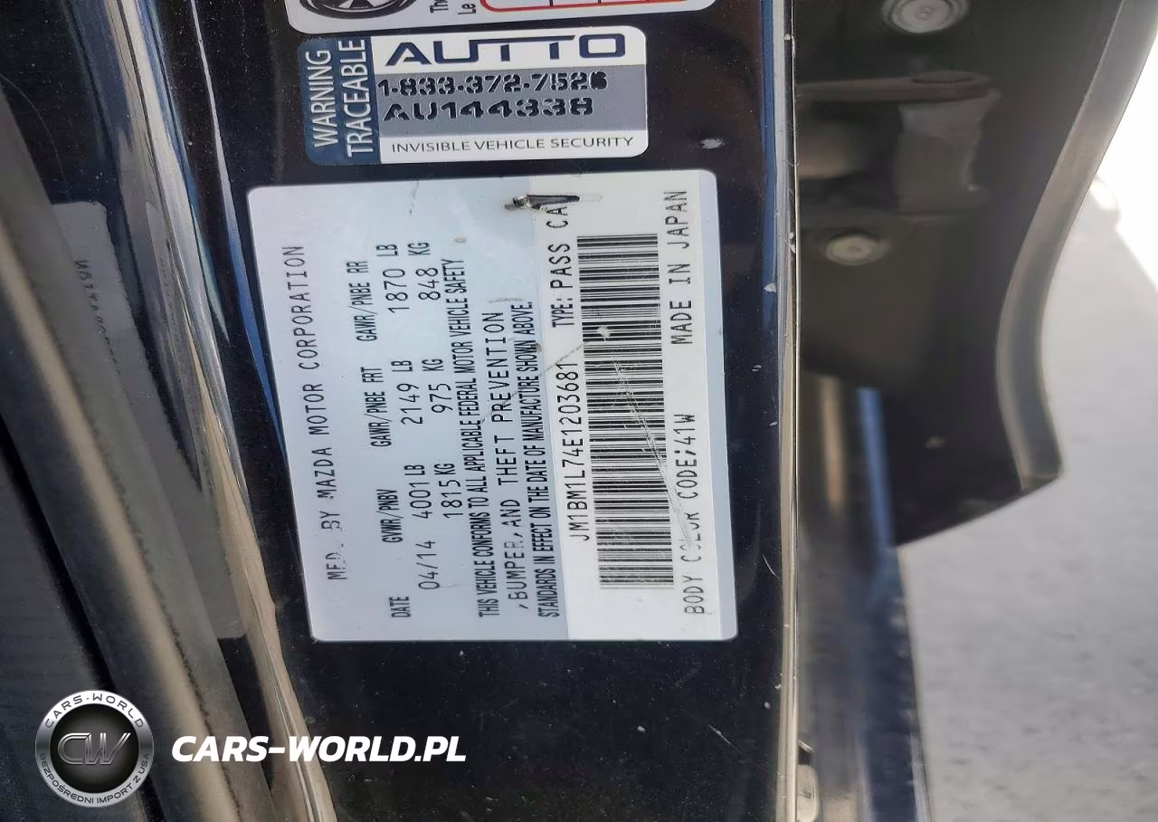 2014 Mazda 3 Touring VIN:JM1BM1L74E1203681 - 12