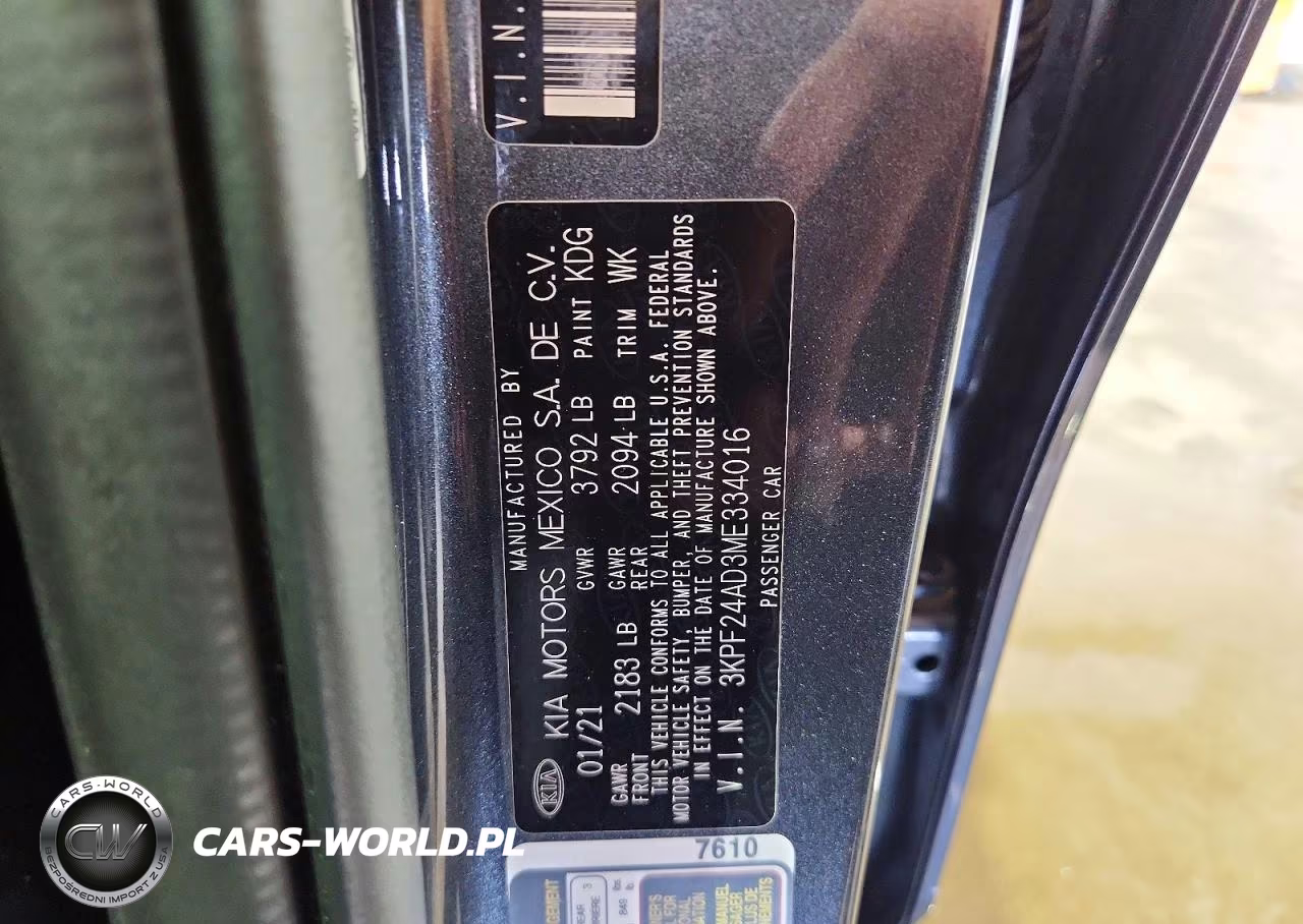 2021 Kia Forte Lxs VIN:3KPF24AD3ME334016 - 12