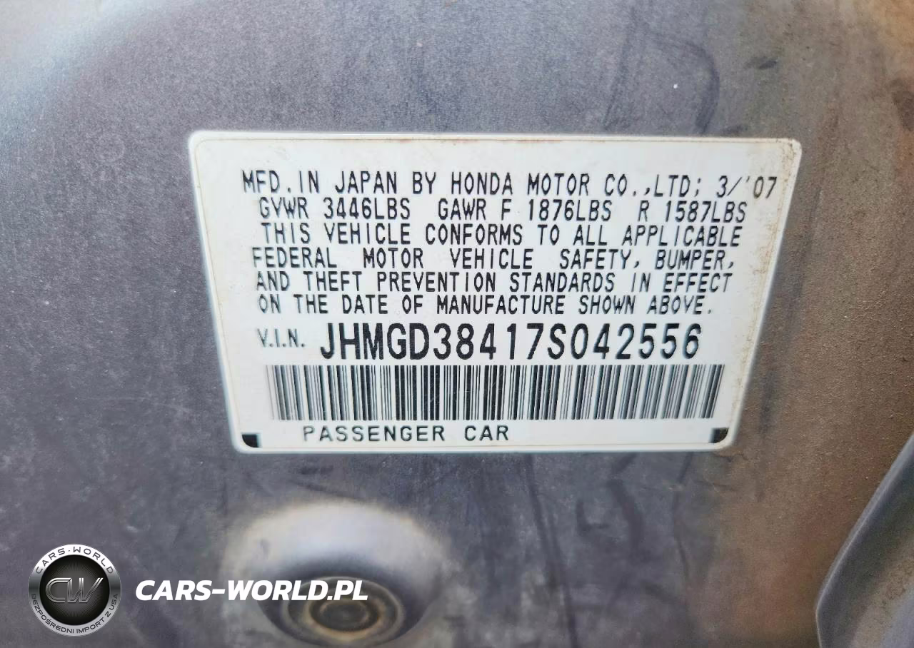 2007 Honda Fit VIN:JHMGD38417S042556 - 13