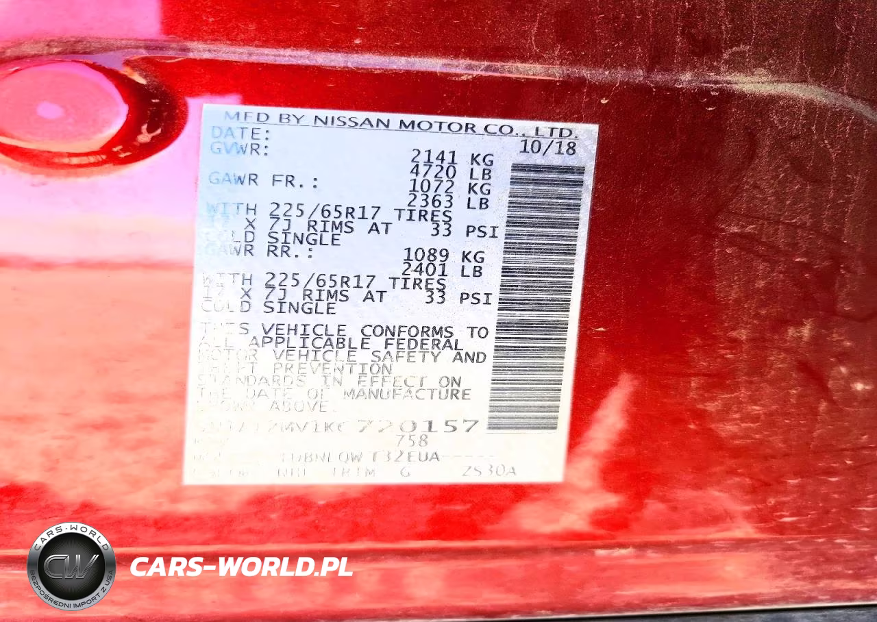 2019 Nissan Rogue Sv VIN:5N1AT2MV1KC720157 - 13