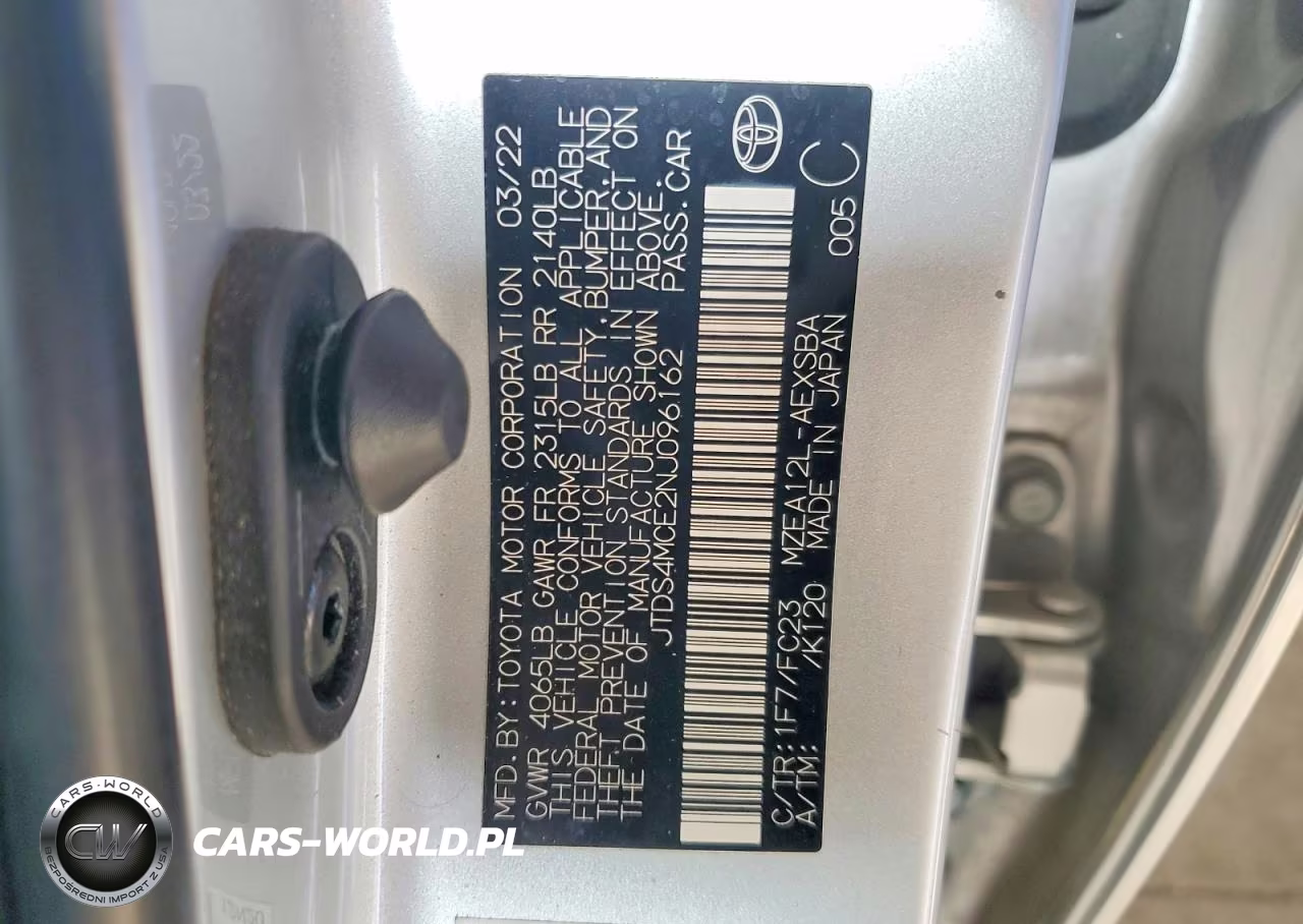 2022 Toyota Corolla Se VIN:JTDS4MCE2NJ096162 - 12