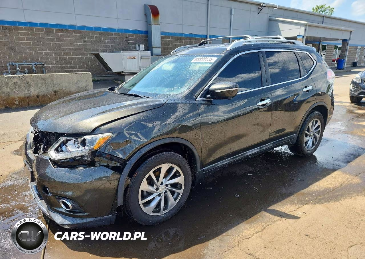 2014 Nissan Rogue Sl VIN:5N1AT2MV4EC845884 - 1