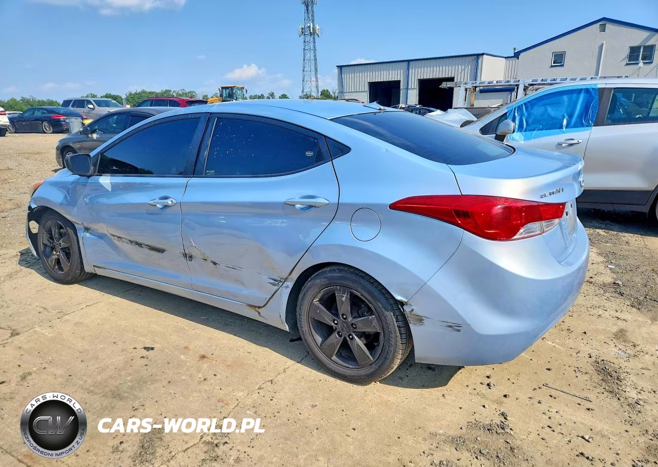 2011 Hyundai Elantra Gls VIN:KMHDH4AE6BU106181 - 2