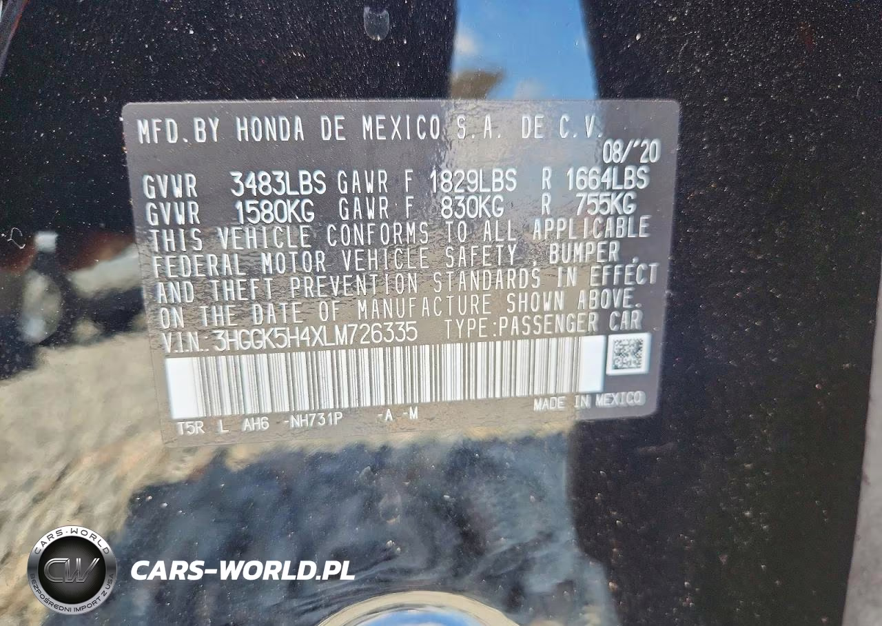 2020 Honda Fit Lx VIN:3HGGK5H4XLM726335 - 13