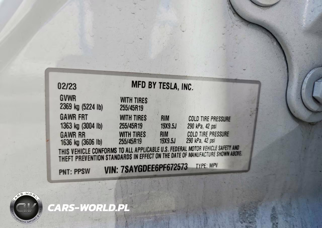2023 Tesla Model Y VIN:7SAYGDEE6PF672573 - 12