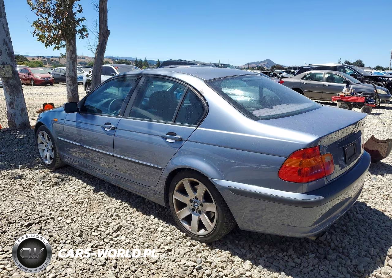 2002 BMW 325 I VIN:WBAET37472NG84929 - 2
