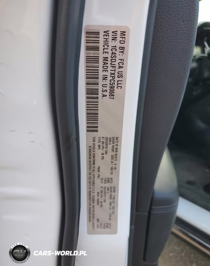 2023 Dodge Durango Pursuit VIN:1C4SDJFTXPC590687 - 12