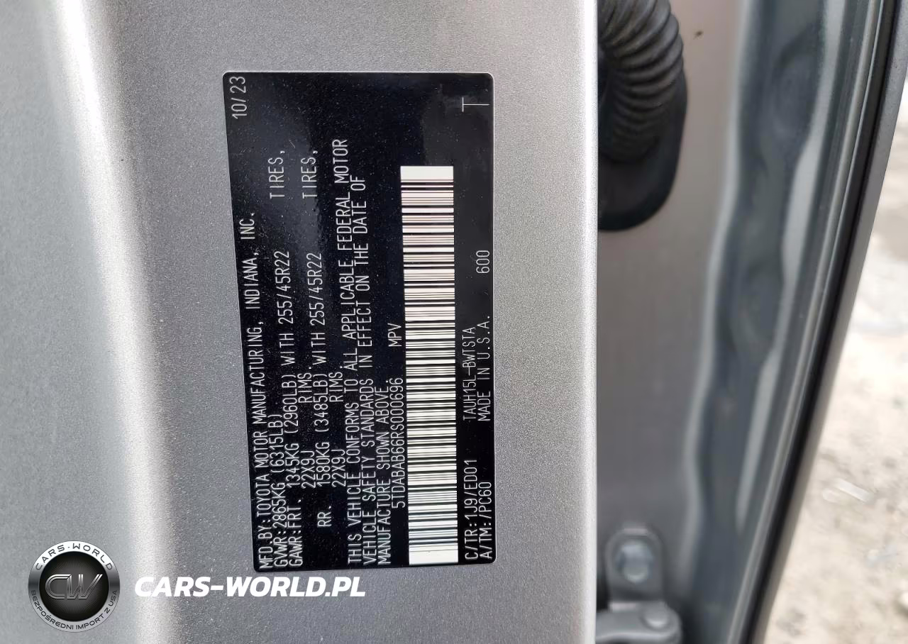 2024 Lexus Tx 500H F Sport Premium VIN:5TDABAB66RS000696 - 13