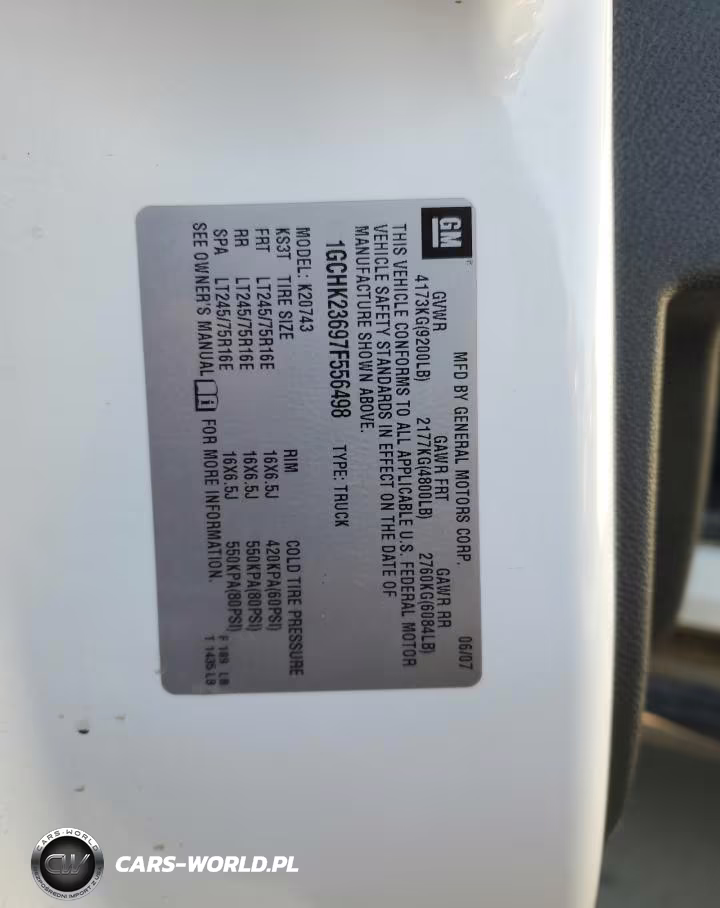 2007 Chevrolet Silverado K2500 Heavy Duty VIN:1GCHK23697F556498 - 12