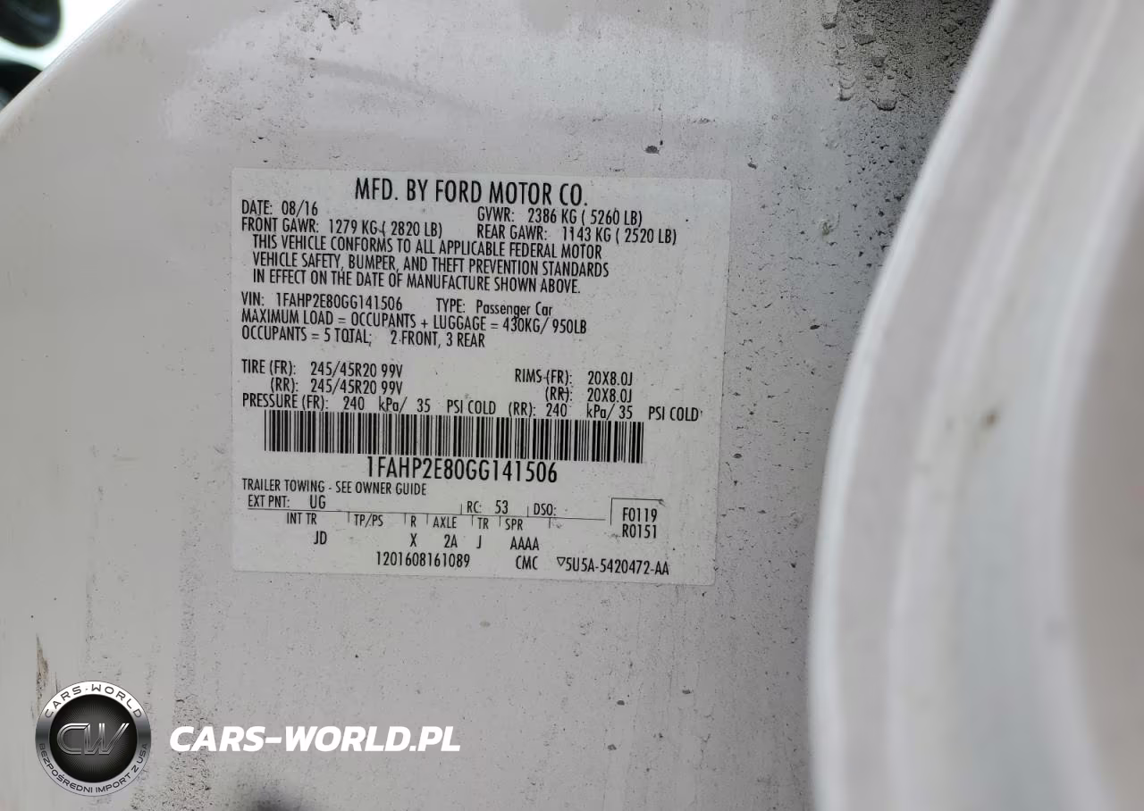 2016 Ford Taurus Sel VIN:1FAHP2E80GG141506 - 12
