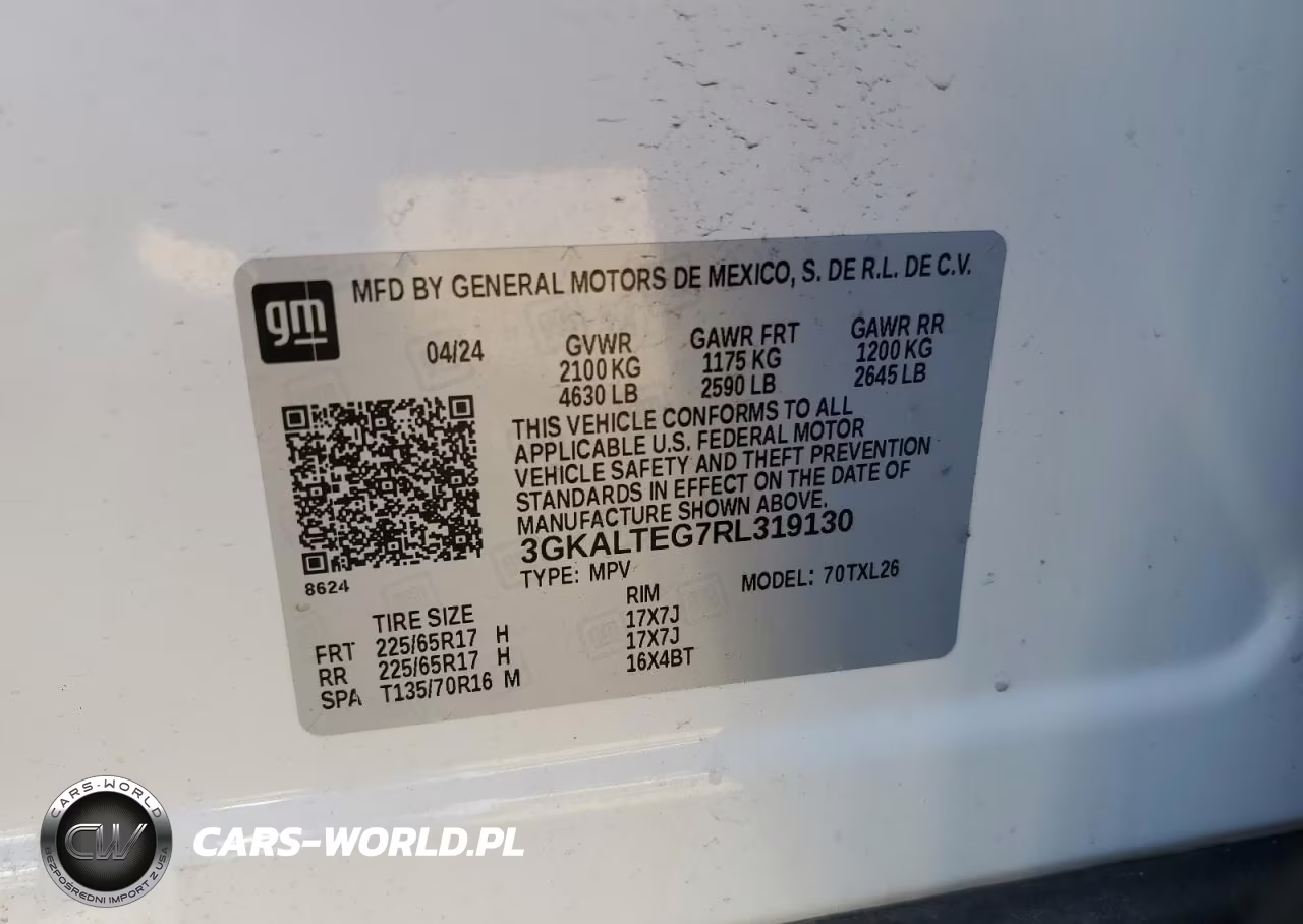 2024 GMC Terrain Sle VIN:3GKALTEG7RL319130 - 13