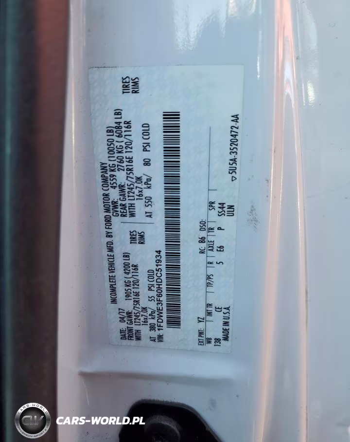 2017 Ford E350 Box Truck VIN:1FDWE3F60HDC51934 - 13