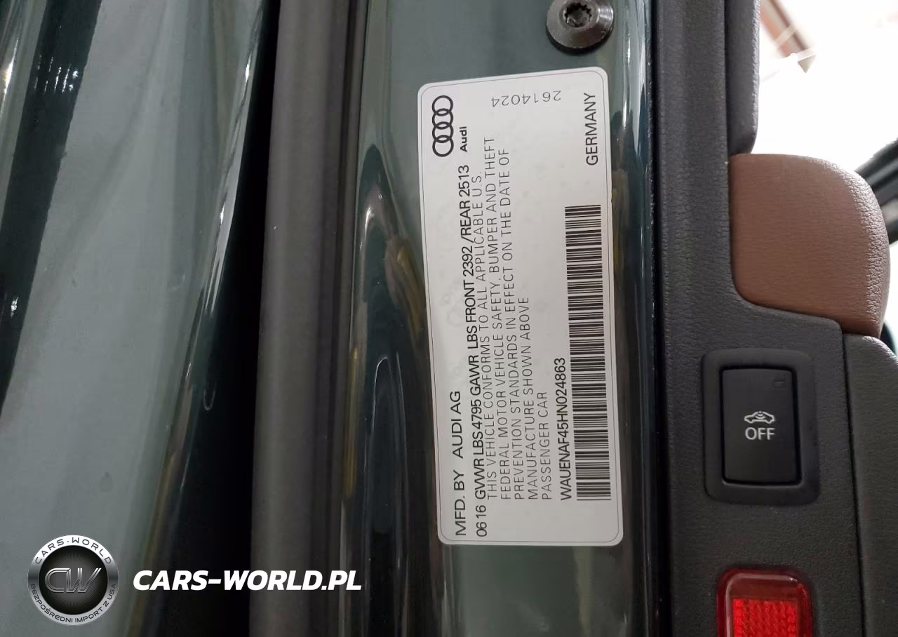 2017 Audi A4 Premium Plus VIN:WAUENAF45HN024863 - 12